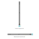 Полотенцесушитель Сунержа Нюанс EU50+ 1545х50 30-0212-1545