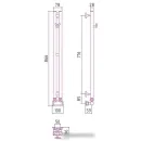 Полотенцесушитель Сунержа Нюанс EU50+ 840х50 31-0212-0840