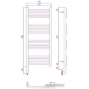 Полотенцесушитель Сунержа Аркус 3.0 1000х400 МЭМ левый 00-5704-1040