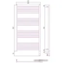 Полотенцесушитель Сунержа Богема 3.0 прямая 1200х600 МЭМ правый 00-5805-1260