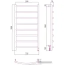 Полотенцесушитель Сунержа Галант 4.0 1000х500 МЭМ правый 31-0831-1050
