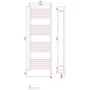 Полотенцесушитель Сунержа Модус 3.0 1200х400 МЭМ правый 31-5701-1240