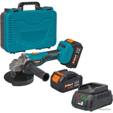 Угловая шлифмашина Bort BWS-21LI (с 2-мя АКБ, кейс)