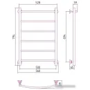 Полотенцесушитель Стилье Версия-Н2 800х500 (6) Г 18 00622-8050