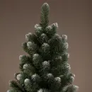 Ель Ёлушка Никольская иней 1.5 м (подставка пластик)