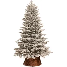 Ель Ёлушка Уральская заснеженная ЕУРАЛЗ 18 (1.8м, подставка пластик)