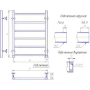 Полотенцесушитель Gloss & Reiter Лесенка B 50х80.С1(25).Л7
