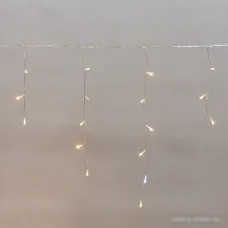 Гирлянда бахрома Neon-Night Айсикл 10х0.6 м 255-546 (теплый белый)