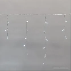 Гирлянда бахрома Neon-Night Айсикл 10х0.6 м 255-545 (белый)