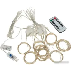 Новогодняя гирлянда Neon-Night Светодиодный дождь из росы 3х3 м 315-987 (розовый)