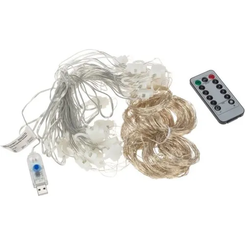 Новогодняя гирлянда Neon-Night Светодиодный дождь из росы 6х3 м 315-995 (белый)