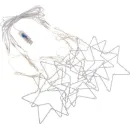 Световой дождь Neon-Night занавес из росы с фигурами Звезд 315-846 (теплый белый)