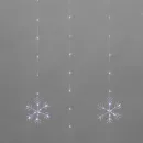 Световой дождь Neon-Night занавес из росы с фигурами Снежинок 315-845 (белый)