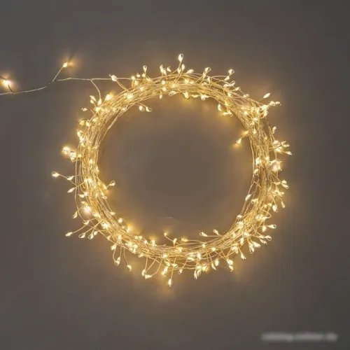 Новогодняя гирлянда Neon-Night Роса Фейерверк с контроллером 20 м 303-446 (теплый белый)