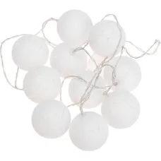 Новогодняя гирлянда Neon-Night Снежки 1.5 м 303-080 (теплый белый)