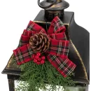 Новогодняя гирлянда Neon-Night Декоративный фонарь бронзовый 24х24х65 см 513-049 (теплый белый)