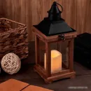 Новогодняя гирлянда Neon-Night Декоративный фонарь дерево 14х14х35 cм 513-075 (теплый белый)