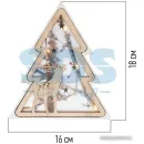 3D-фигура Neon-night Деревянная фигурка с подсветкой «Елочка» 504-029