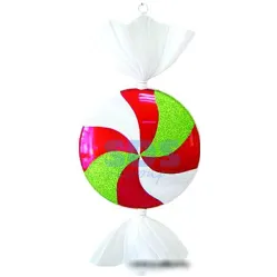 Елочные игрушки Neon-night Леденец (102 см, белый/красный/зеленый) [502-242]