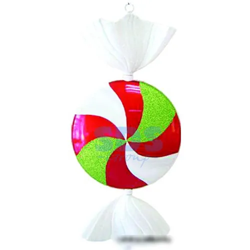 Елочные игрушки Neon-night Леденец (102 см, белый/красный/зеленый) [502-242]