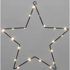 Светильник Neon-Night Звезда на металлическом каркасе 501-057 (теплый белый)