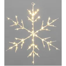 Светильник Neon-Night Снежинка на металлическом каркасе 501-056 (теплый белый)