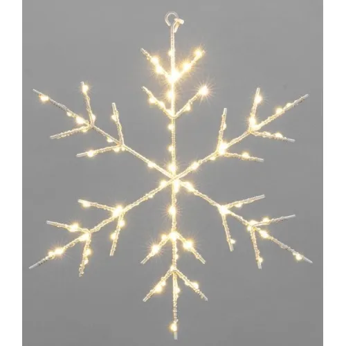 Светильник Neon-Night Снежинка на металлическом каркасе 501-056 (теплый белый)