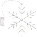 Светильник Neon-Night Снежинка на металлическом каркасе 501-056 (теплый белый)
