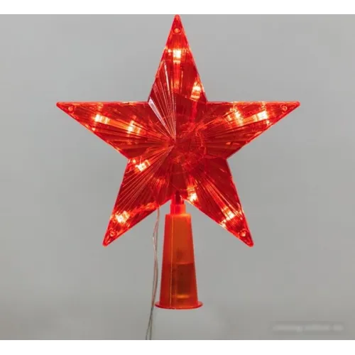 3D-фигура Neon-Night Звезда на елку 15 см 501-007 (красный)