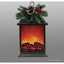 Новогодняя гирлянда Neon-Night Светодиодный камин Рождество с эффектом живого огня 15х14х26 см 511-027 (бронзовый)