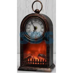 Светодиодный камин Neon-night Старинные часы 511-021