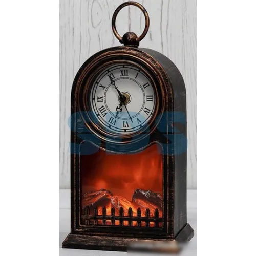 Светодиодный камин Neon-night Старинные часы 511-021