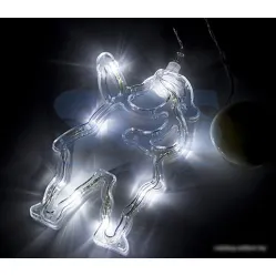 3D-фигура Neon-night Санта Клаус на присоске с подвесом [501-018]