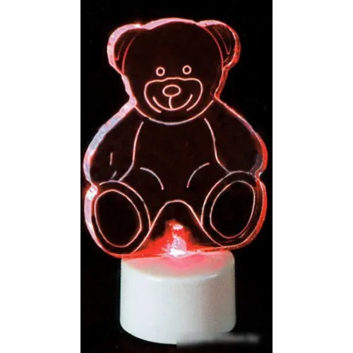 2D-фигура Neon-night Мишка 2D на подставке, RGB [501-047]