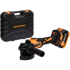 Угловая шлифмашина Partisan PCAG 2194/125BL (с 2-мя АКБ, кейс)