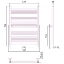 Полотенцесушитель Стилье Универсал-53 800х500 (3+5+6) П 18 00653-8050