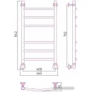 Полотенцесушитель Стилье Аксиома-20 800х400 00662-8040