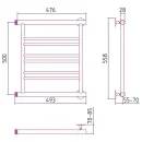 Полотенцесушитель Стилье Минор 0601 500х500 (2+2+2) П 00601-5050