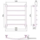 Полотенцесушитель Стилье Версия-Н2 600х500 (5) Г 18 00622-6050