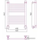 Полотенцесушитель Стилье Аксиома-10 600х400 00661-6040