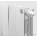 Биметаллический радиатор Royal Thermo PianoForte 300 Silver Satin (12 секций) нижнее подключение