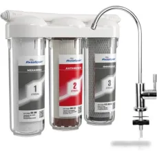 Стационарная система "под мойкой" Аквабрайт АБФ-Триа - Антижелезо