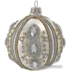 Елочная игрушка Орбитал Ш-191 (серебристый) 200-020-2