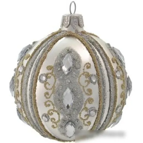 Елочная игрушка Орбитал Ш-191 (серебристый) 200-020-2