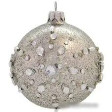 Елочная игрушка Орбитал 21136 (серебро) 200-027-1