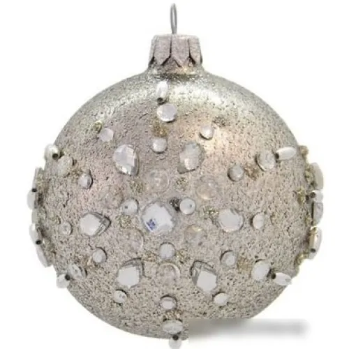 Елочная игрушка Орбитал 21136 (серебро) 200-027-1