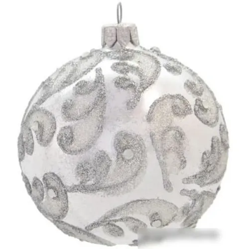 Елочная игрушка Орбитал Д-154 (белый опал) 200-011-2