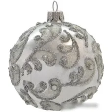 Елочная игрушка Орбитал Д-154 (серебро глянец) 200-011-5