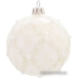 Елочная игрушка Орбитал Д-183-2 (белый опал) 200-012-2