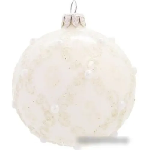 Елочная игрушка Орбитал Д-183-2 (белый опал) 200-012-2
